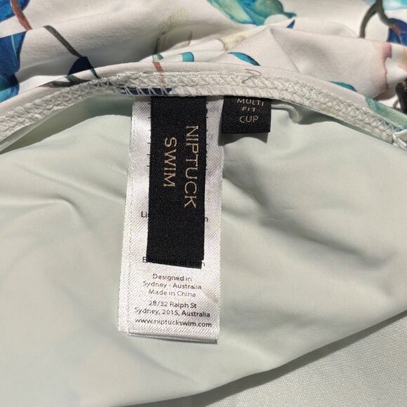 Niptukc Swim Womens Floral One-Piece Swimsuit Multi-Fit Cup Size 6 - Picture 6 of 8